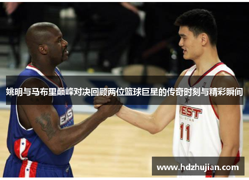 姚明与马布里巅峰对决回顾两位篮球巨星的传奇时刻与精彩瞬间